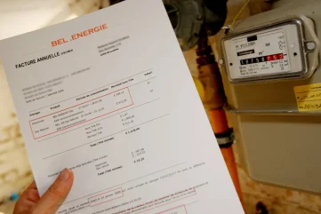 Facture d’électricité avec zoom sur abonnement et kWh